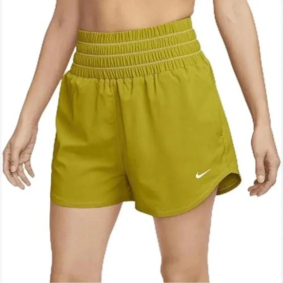 NWT Nike Dri-Fit Loose Fit Training Shorts High Waisted Moss Size XS - Picture 1 of 7